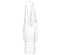 CONGARTENO Soprano Sax Bocchino Trasparente in Durevole Testa Bocchetto Meccanicamente Tagliata per Sax Soprano Facile da Installare Bave Adatto Principianti e Professionisti