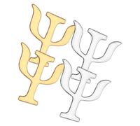 CONGARTENO Spille Vintage Simbolo Psicologia Set da 4 Pezzi in Metallo Perno di Sicurezza Spille Decorative Eleganti per Donna Adatte a Sciarpa Cappello e Abbigliamento Quotidiano