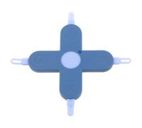 CONGARTENO Strumento 4in1 per Pulizia Orecchie e Unghie Ragazzo Ragazza Design a Croce Sicuro per Ragazzo Ragazza Materiali Pp e Pet per Cura Quotidiana Blu