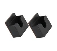 CONGARTENO Supporto Per Microfono Radio Cb Da 2 Pezzi in Plastica, Morsetto Adesivo Per Microfono Autoradio, Clip Compatibile Con Microfoni Portatili Uhf/vhf, Fissaggio Sicuro Per Veicoli