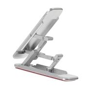 CONGARTENO Supporto Scrivania Pieghevole per Smartphone con Adesivo Portacellulare per Domestico Facile Installare e Rimuovere Lasciare Residui Design Compatto e Resistente