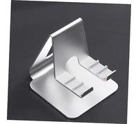 CONGARTENO Supporto Smartphone in Alluminio Regolabile con Base Antiscivolo di Visione Sostegno per Telefono e Tablet su Scrivania Adatto per Uso e Casa