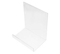 CONGARTENO Supporto Trasparente in Acrilico per Libri e Vinyl Record Fermalibri da Scrivania e Mensola Design Semplice e Funzionale per Esposizione Ordinata e Decorazione Desktop