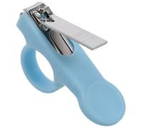 CONGARTENO Tagliaunghie Per Bambini Piccoli Antivvio Protezione Sicurezza, Pieghevole in Colore Azzurro, Set Per Cura Unghie Neonati e Bambini, Impugnatura Ergonomica Per Uso Confortevole