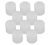 CONGARTENO Tappi Terminali Rotondi per Tubi da 16 MM Copripiedi in Plastica per Gambe di Mobili Set da 10 Pezzi per Organizzatori Armadio e Scarpiere Accessori per Ottimizzazione Spazio e