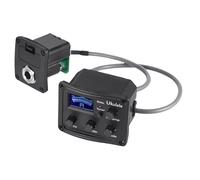 CONGARTENO Ukulele Pickup Eq con Display LCD e Accordatore Integrato Equalizzatore Bande per Controllo Volume e Tono Preciso Preamplificatore Silenzioso per Ukulele Acustici e Folk