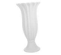 CONGARTENO Vaso Commemorativo da Cimitero in Ceramica Resistente alle Intemperie, Porta Fiori per Tombe Design Classico Romano, Adatto per Fiori Freschi e Artificiali in Uso Funerario