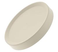 CONGARTENO Vassoio per Vasi Rotondo con Ruote, Metallo Plastica, 21,5cm | Drenaggio Integrato, Mantiene L’area Pulita, Rotelle Nascoste a 360 Gradi, per Vasi in Ceramica e Anfore