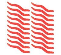 CONGARTENO Vermi da Pesca Realistici in Silicone 500 Pezzi Esche Morbide per Acqua Dolciaria e Salata Colori Autentici e Consistenza Naturale per Spigola e Trota