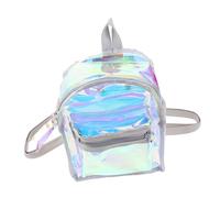 CONGARTENO Zaino Trasparente Dazzling per Ragazze Creativa e Casual con Chiusura Zip Leggera e Pratica per Outdoor Shopping e Brevi Viaggi