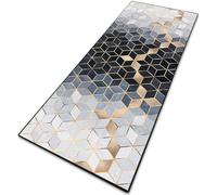 CONGCLI Tappeto Cucina Passatoia 50 x 150 cm Antiscivolo - Lavabile - Morbido e Resistente Antimacchia Multiuso Vintage Passatoia per Soggiorno, Camera da Letto, Corridoio, C