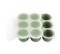 Congelamento per Puree Bambino - Congelamento 9 Caselle Con Coperchi Per Piccoli Vasetti | Contenitori Di Stoccaggio Cubo Per Frigorifero Zuppe Puree Latte Materno Frutta