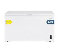 Congelatore Cecotec Bolero CoolMarket Chest 418P Dual LED Fast Freezing Ruote