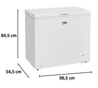 Beko CF200EWN Congelatore a pozzo Libera installazione 198 L E Bianco