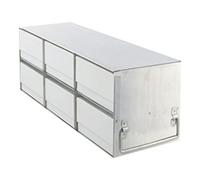 Congelatore Rack Solutions USA UF-323-100 Verticale Congelatore Rack con Scatola e Divisore, 3 X 2 Box