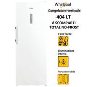 Congelatore verticale a libera installazione Whirlpool: colore bianco - WHFF 6403 W4E 859991718390