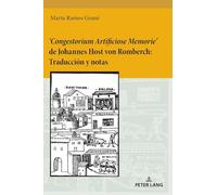 Marta Ramos Gra 'Congestorium Artificiose Memorie' de Johanne (Copertina rigida)