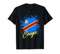 Congo democratico,Bandiera della Repubblica Democratica del Congo,RDC. Maglietta