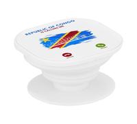 Congo is Calling Me Flag Kinshasa - Supporto per telefono estensibile - Impugnatura Grip di supporto e supporto video per smartphone, compatibile con tutti i modelli stampati in Francia
