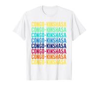 Congo-Kinshasa Colorato Maglietta