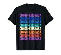 Congo-Kinshasa Colorato Maglietta