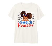 Congolese Princess Dr Congo Nero Ragazze Bambini Maglietta Premium