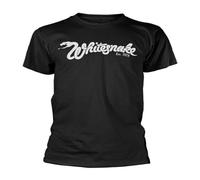 CONGRATULATE Whitesnake EST Men's Black T-Shirt Unisex Tee L