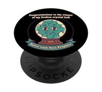 Congratulazioni al vincitore di My Broken Crystal Ball PopSockets PopGrip Adesivo