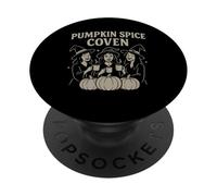 Congrega delle spezie della zucca della strega autunn PopSockets PopGrip Adesivo