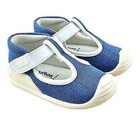 Conguitos - Scarpine in Denim per i Primi Passi del Bambino, per Bambini e Bambine (Denim/Taglia 23) per Bambini e Bambine (Blu/Taglia 23)