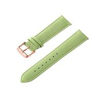 CongYi Cinturino in pelle di vitello blu reale verde rosa bianco 18 mm 20 mm 22 mm 24 mm cinturino accessori, 17mm, Agata