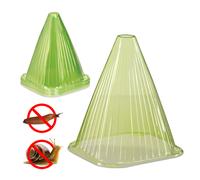 Coni Antilumache Copri Piante Protezioni Copripiante Orto Plastica PVC Verde Set