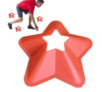Coni di allenamento di calcio, coni a disco per allenamento sportivo, coni sportivi Coni da calcio Marcatori, Disco di marca stella a cinque punte, attrezzatura per l'allenamento di calcio