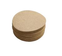 Coni di carta per caffè, Carta da filtro rotonda for caffè 1000 pezzi multicolore, dimensioni multiple for caffettiera(Brown,6.0cm)