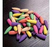 Coni di incenso per deflusso, cascata di incenso per meditazione, yoga, preghiera, regalo, rose, tulipani, gelsomino, lavanda, osmanto, giglio, sandalo, aloè, naturali, adatti per bruciatore di incens