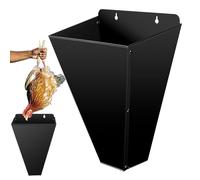 Coni di pollo - Imbuto in acciaio, supporto di fissaggio | Robusto strumento per macellaio per la lavorazione di tacchini, oche e polli, imbuti, utensili da cucina