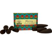 Coni di Reflusso Mirra Namaste India - 10 coni di incenso blackflow - HOSTENATURA