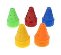 Coni di segnalazione per allenamento Dischi Segnapunti Da Allenamento Roller E Calcio Verde 8,5x7,5 cm 10 Pz