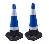 Coni Di Sicurezza Stradale Da 25 Pollici, con Collari Riflettenti Rossi/Bianchi, Coni per Parcheggio E Lavori Stradali per La Formazione Alla Guida In Presenza Di Pericoli.