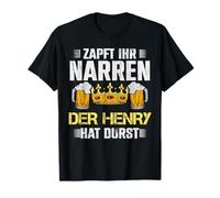 coni Il suo pazzo Henry ha sete - birra bevitore Henry Maglietta