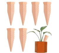 Coni Irrigatori In Terracotta | 6 Pezzi Inserti In Terracotta Per Vasi | dispositivi di irrigazione,Per Interni Esterni Giardino Terrazza Casa Vacanze Piante In Vaso Fiori Succulente Appartamento