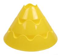 Coni per allenamento multi-sport, 4 pezzi, grandi marcatori a disco in plastica, per pallacanestro, calcio, agilità, esercitazioni, kit scolastico, kit scolastico, resistenti alle intemperie, colori
