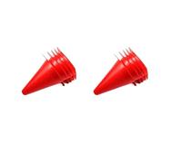 Coni per l'allenamento sportivo, 10 20 pezzi 18 cm PE marcatori for dischi da calcio ostacoli accessori for giochi interni all'aperto(Red 20pcs)
