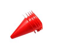 Coni per l'allenamento sportivo, 10 dischi da allenamento for calcio 20 pezzi 18 cm, indicatori di traffico pratici for partite al coperto all'aperto(Red 10pcs)