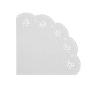 Coni Riso Matrimonio 20Pcs Craft Paper Confetti Holders Hollow Paper Cones For Classic Vintage Wedding Party Decoration Practical Easy Fold(White)