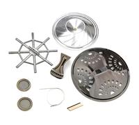 Coni risonatori RuiJOTWAT, schermi per buca sonora, cordiera, ponte ragno, set per chitarra risonatrice Dobro.