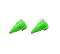 Coni sportivi in plastica 10 20 pezzi 18 cm Dischi da allenamento for calcio Indicatori di traffico for giochi indoor all'aperto(Green-20pcs)