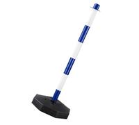 Coni stradali alti - Barriera a coni da 1,97 pollici, pali delineatori per carichi pesanti, Segnale di attraversamento riflettente per pile di traffico mobile in PE | Colonna di avviso per barriere di