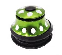 Conica MTB 44mm Design Goccia Aerodinamica | Alluminio leggero, montaggio per preciso, compatibile sterzo 44mm, ideale MTB, lunga durata(Green)