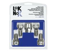 Conico Bulloni,Set 4 Pezzi - Lok Nox - A010-A050 Inc Mcgard Serratura Ford Ka